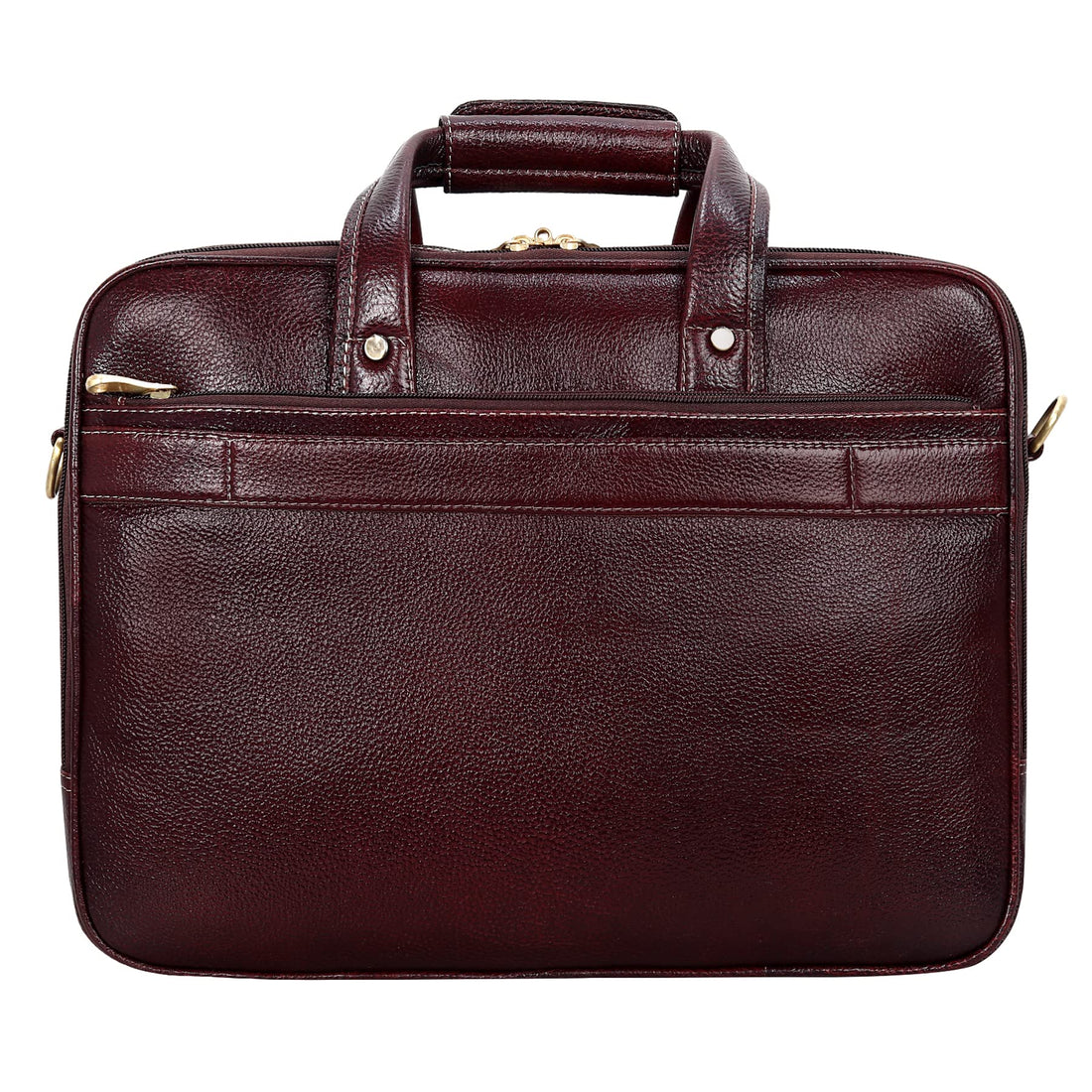 HAYAT Leather Accessories 16 Inch Men's Leather Briefcase Laptop Office Bag