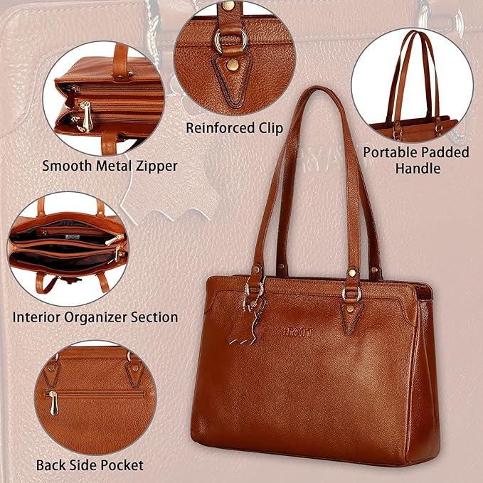 Leather Shoulder Bag - Sturdy