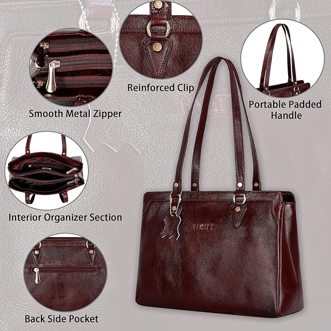 Leather Shoulder Bag - Sturdy