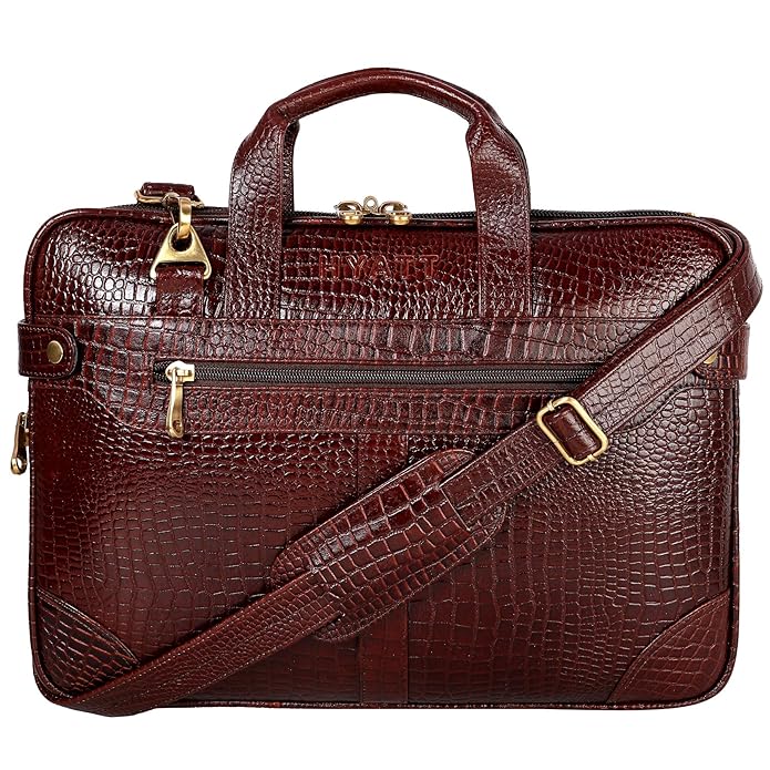 Leather Laptop Bag - The Expandable