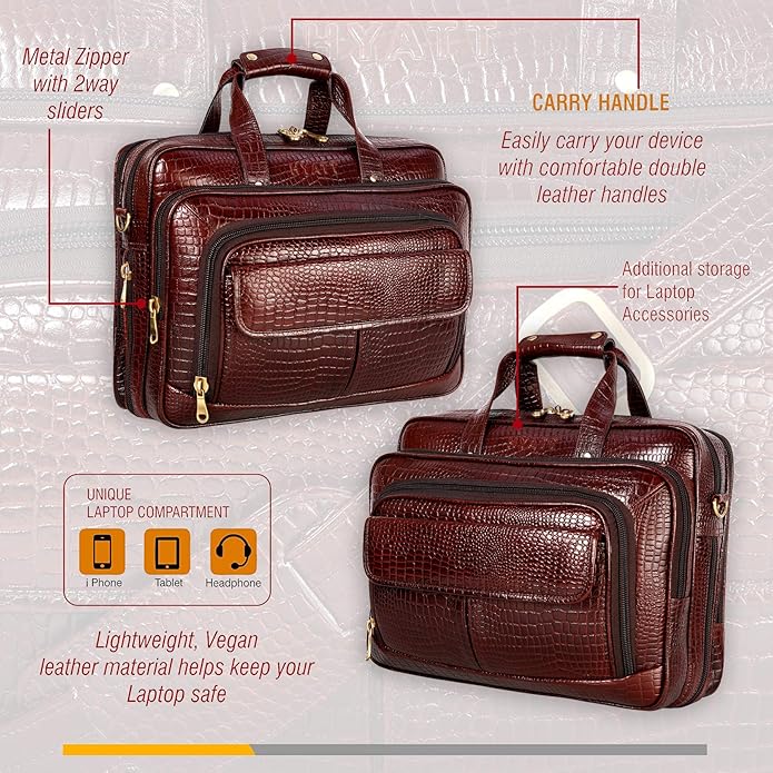 Leather Expandable Bags - TRAVELLER