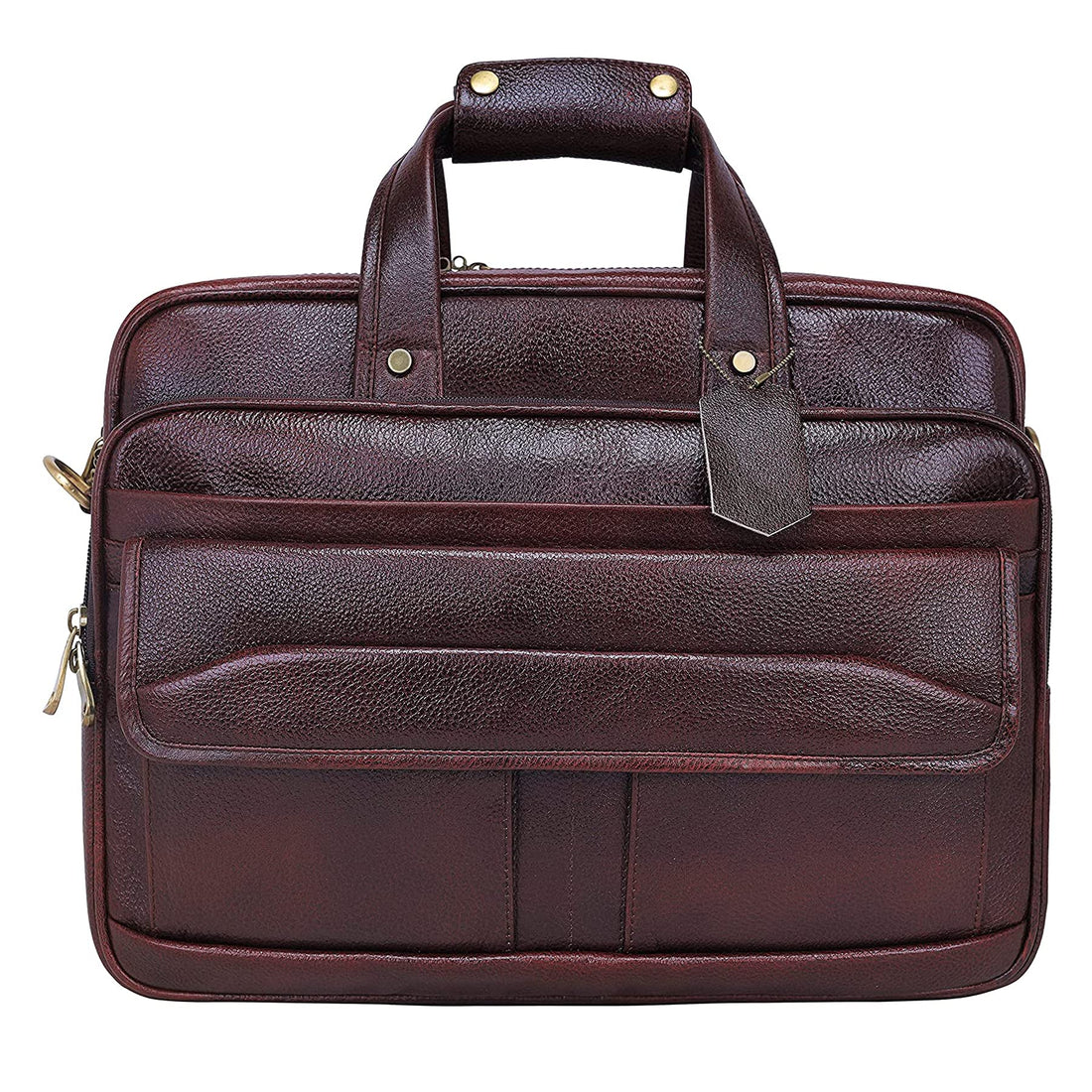 16 Inch Men's Leather Briefcase Bags