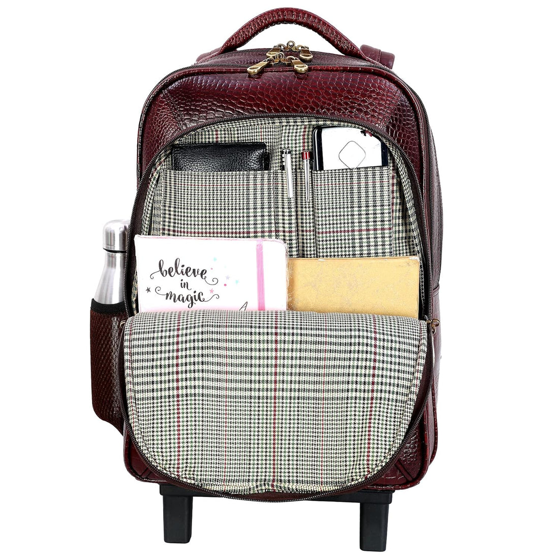 Leather Backpack Trolley - Metro Roller