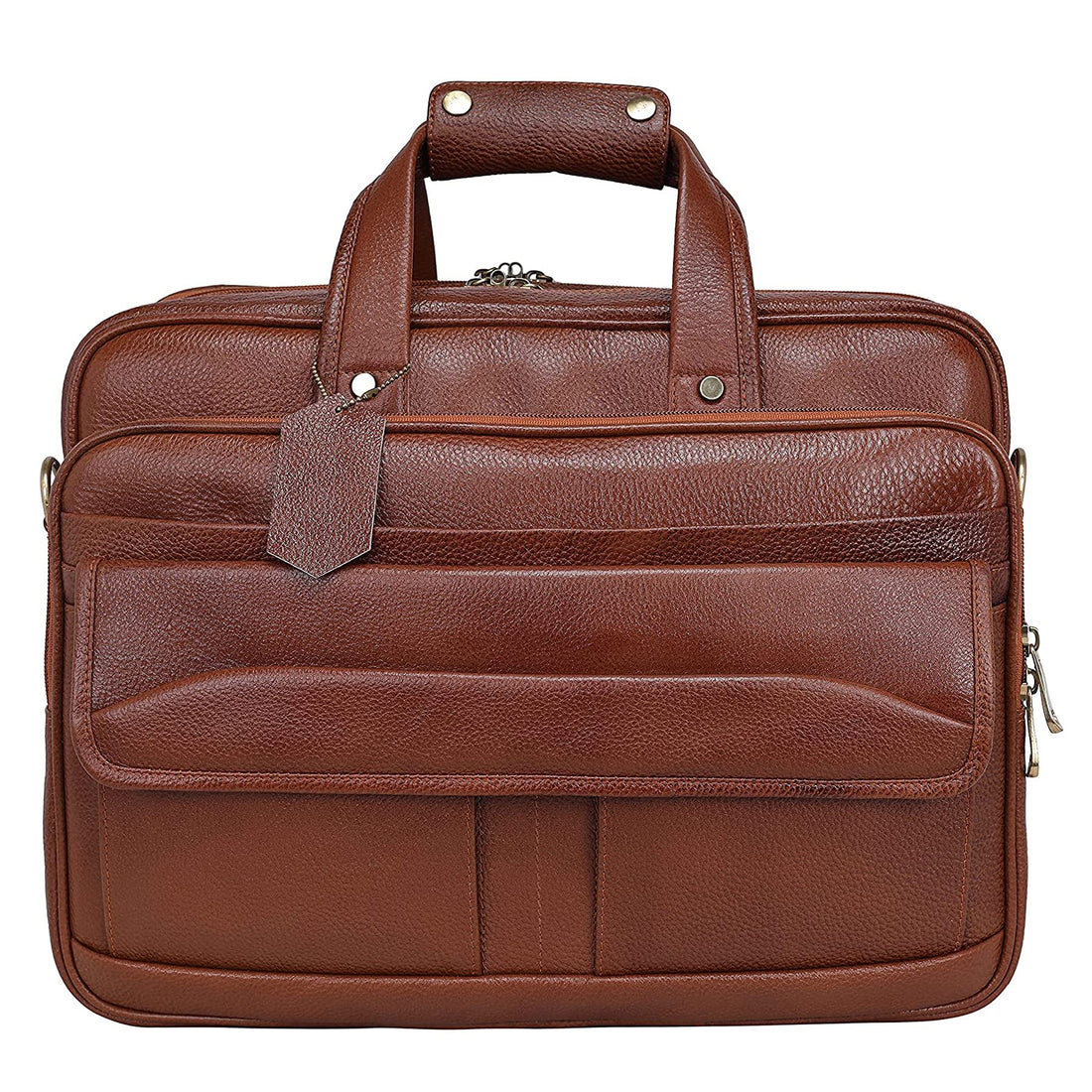 16 Inch Men's Leather Briefcase Bags