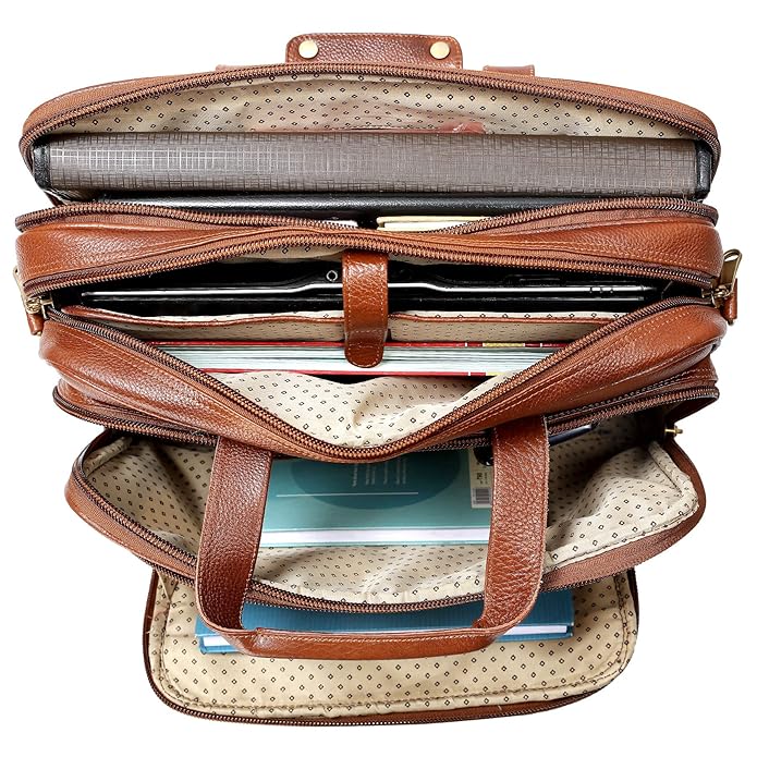 Leather Expandable Bags - TRAVELLER