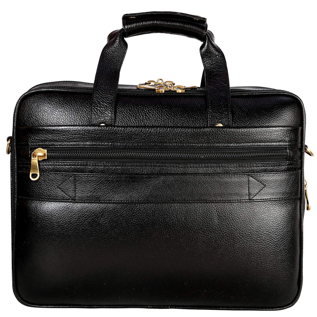 HAYAT Leather 24 litres Capacity Expandable Natural Laptop Briefcase