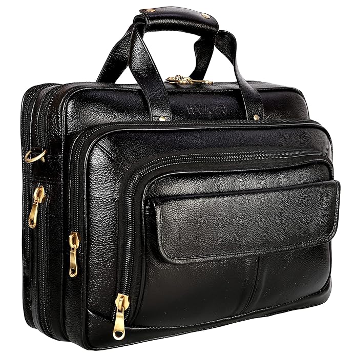 Leather Expandable Bags - TRAVELLER