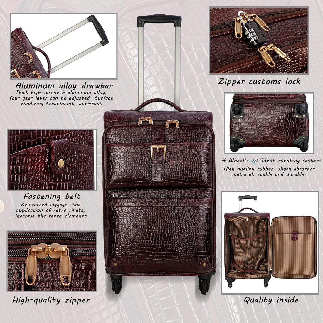 Leather Trolley Bag - The Hard Rock