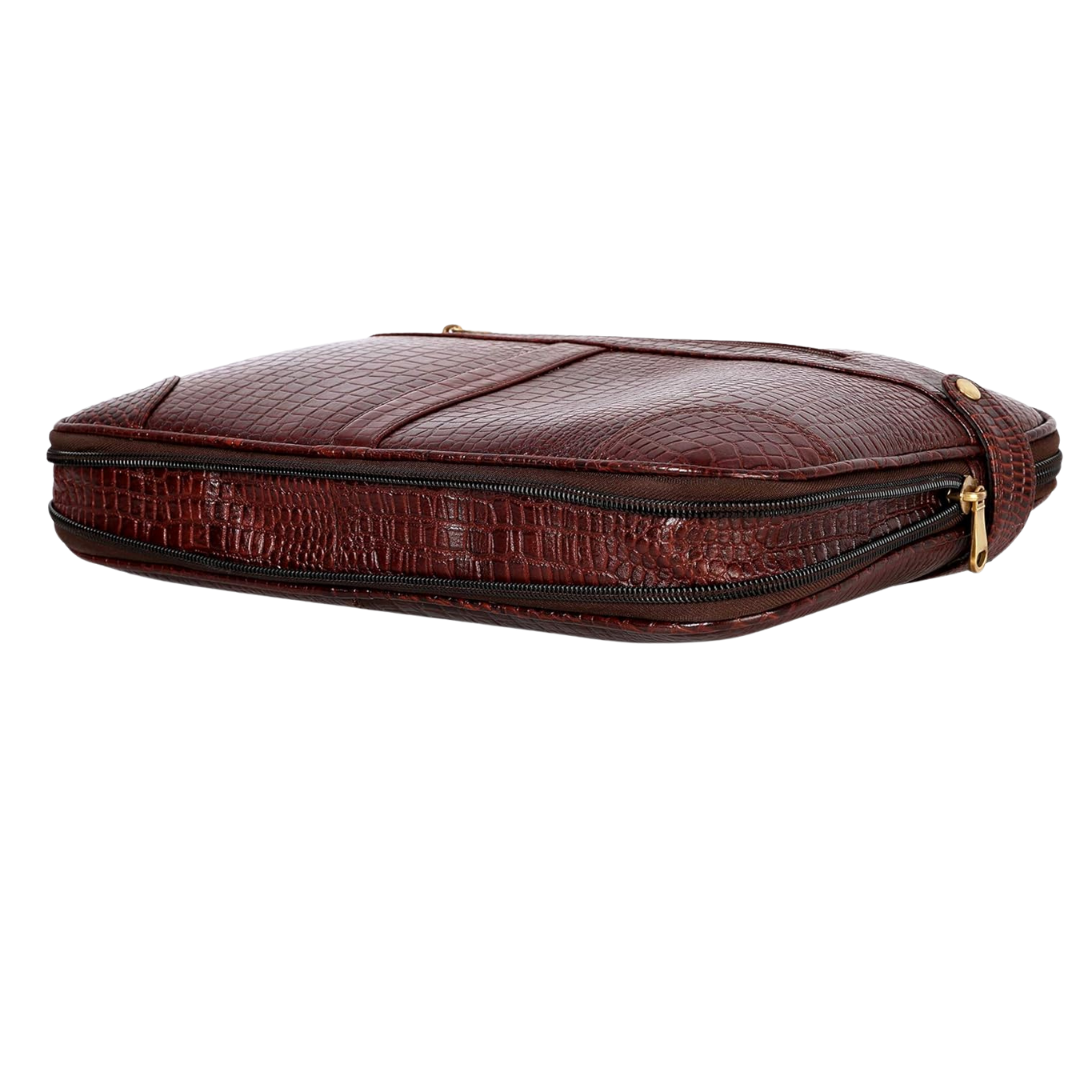 Leather Laptop Bag - The Expandable
