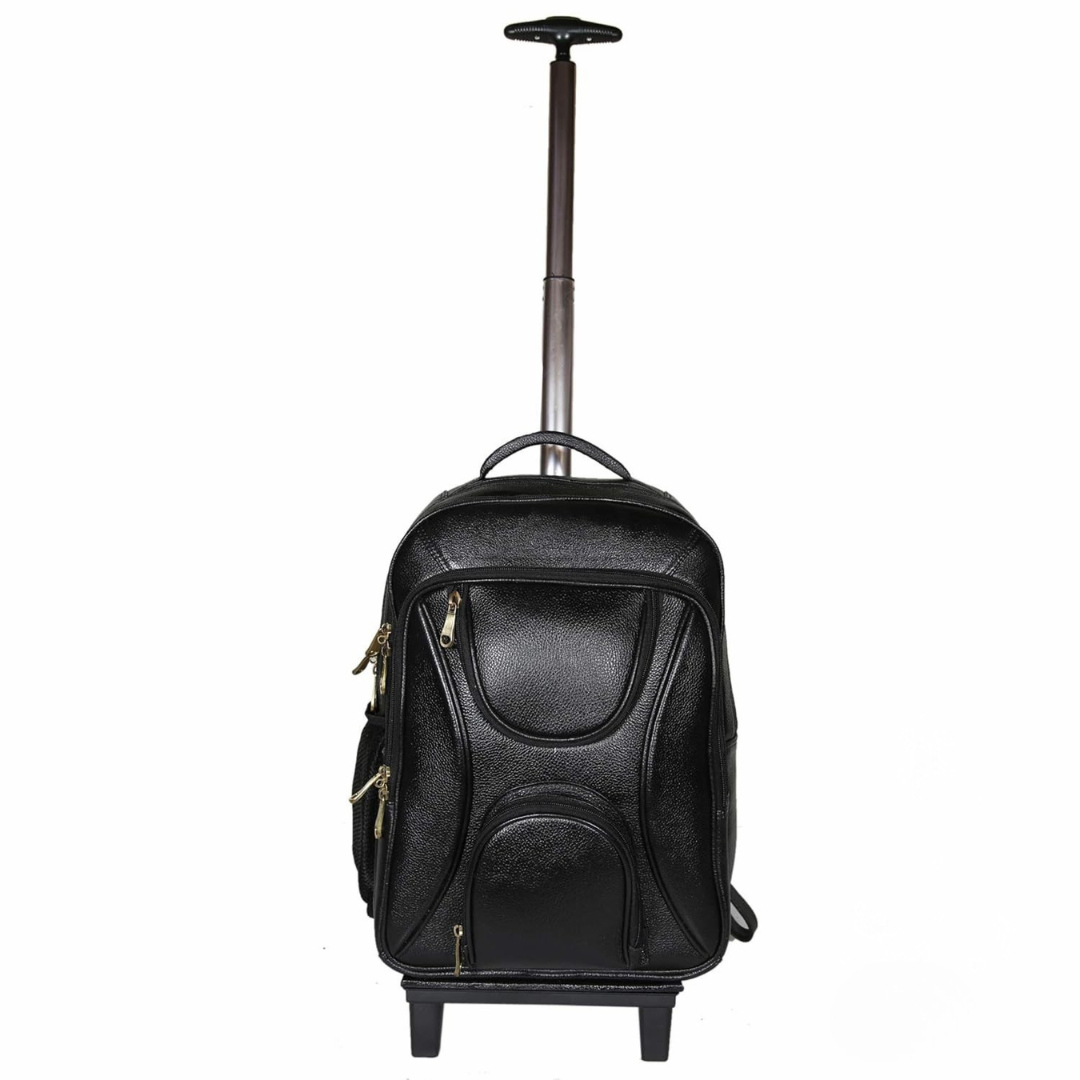 Leather Backpack Trolley - Metro Roller