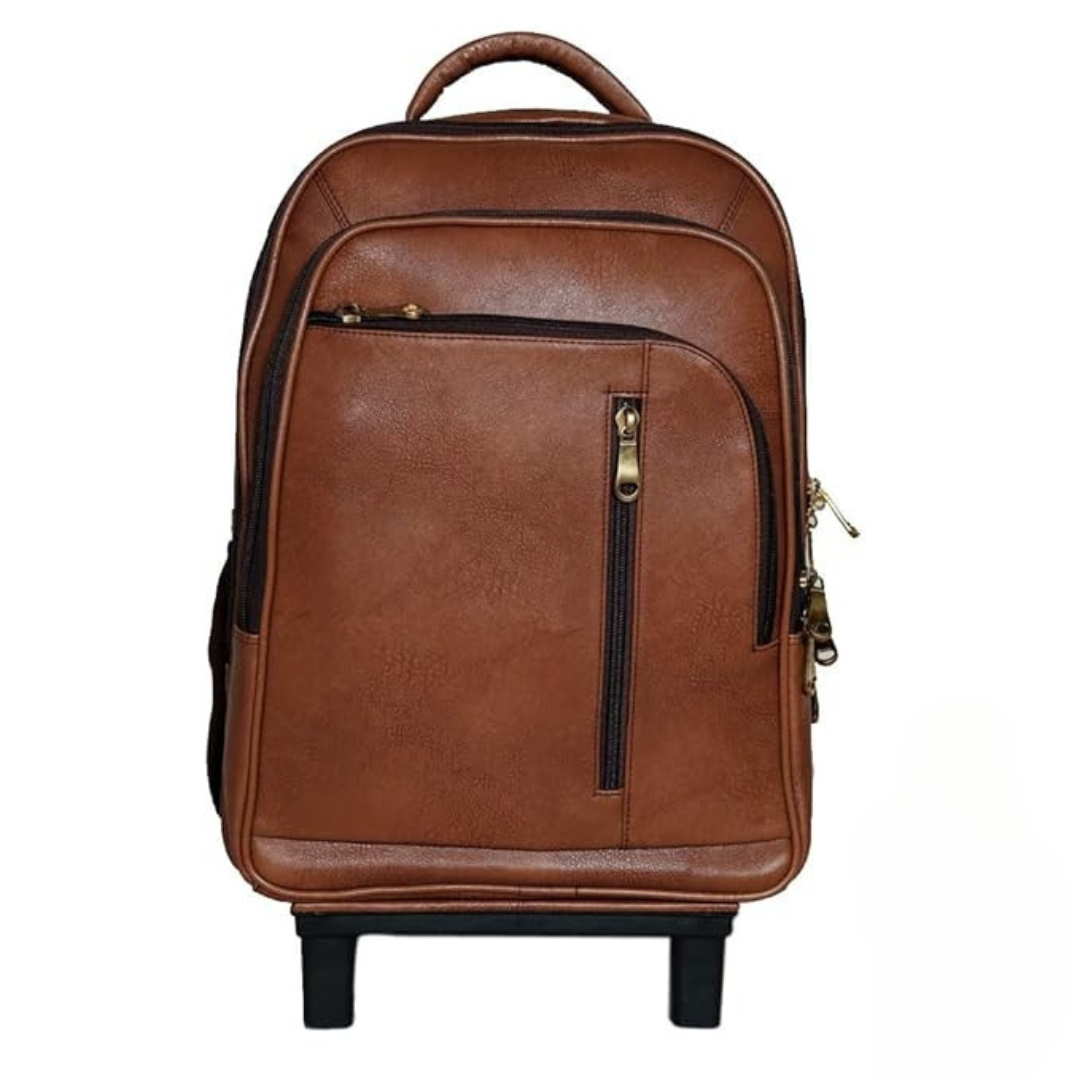 Leather Backpack Trolley - Journey Roller