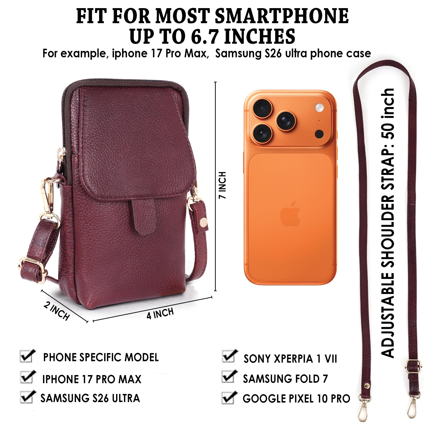 Mobile Sling Bag For Women - B0H3LMZYV6