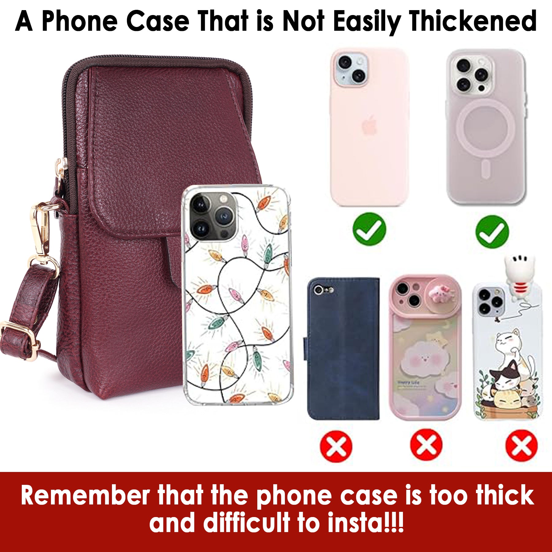 Mobile Sling Bag For Women - B0H3LMZYV6