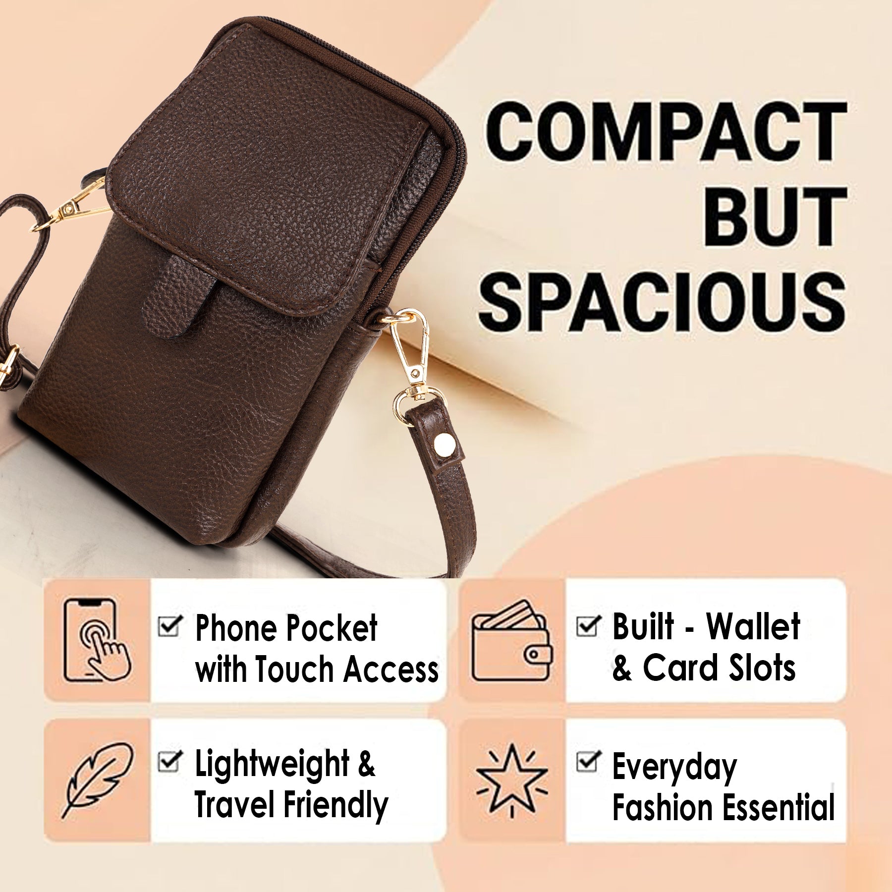 Mobile Sling Bag For Women - B0H3LMZYV6