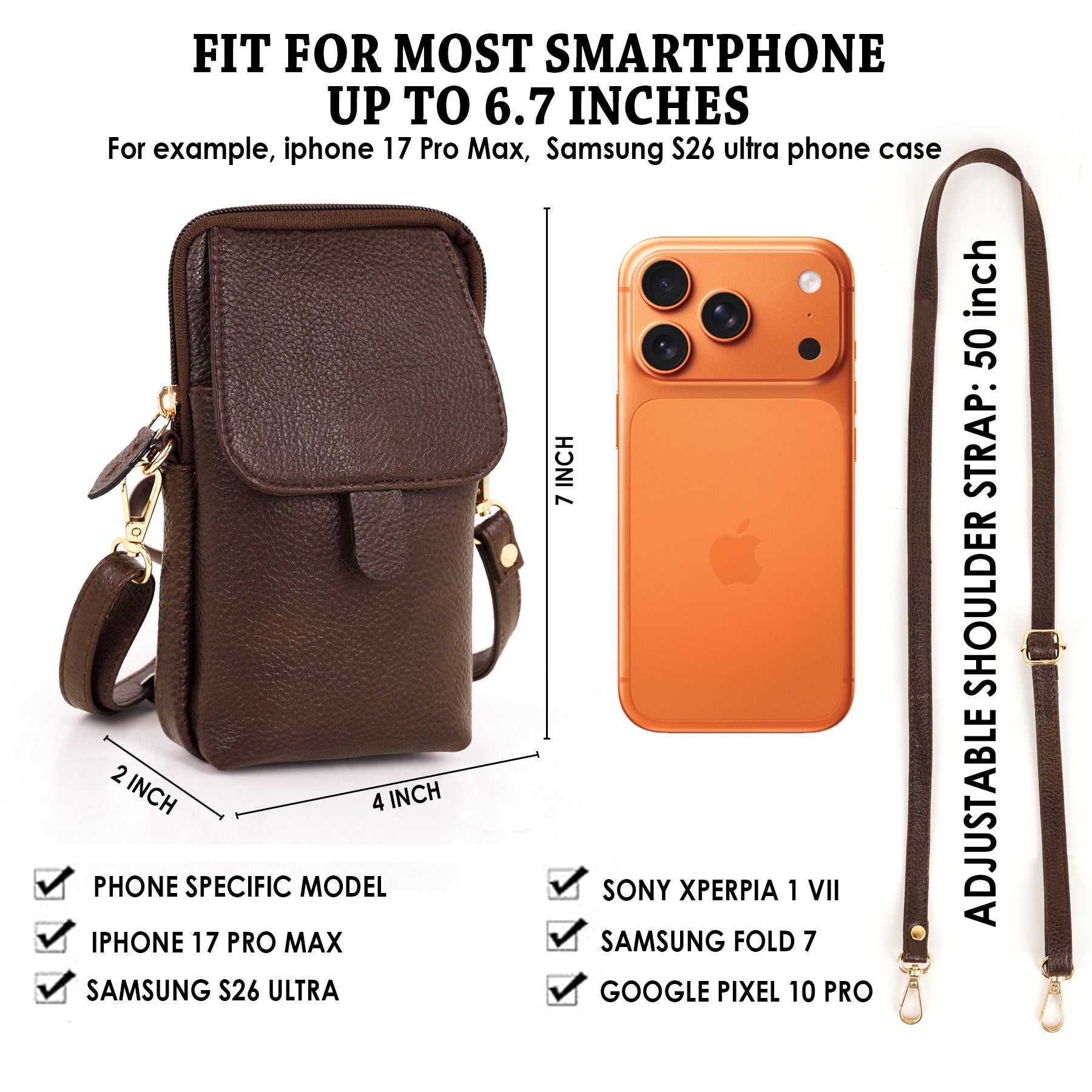 Mobile Sling Bag For Women - B0H3LMZYV6