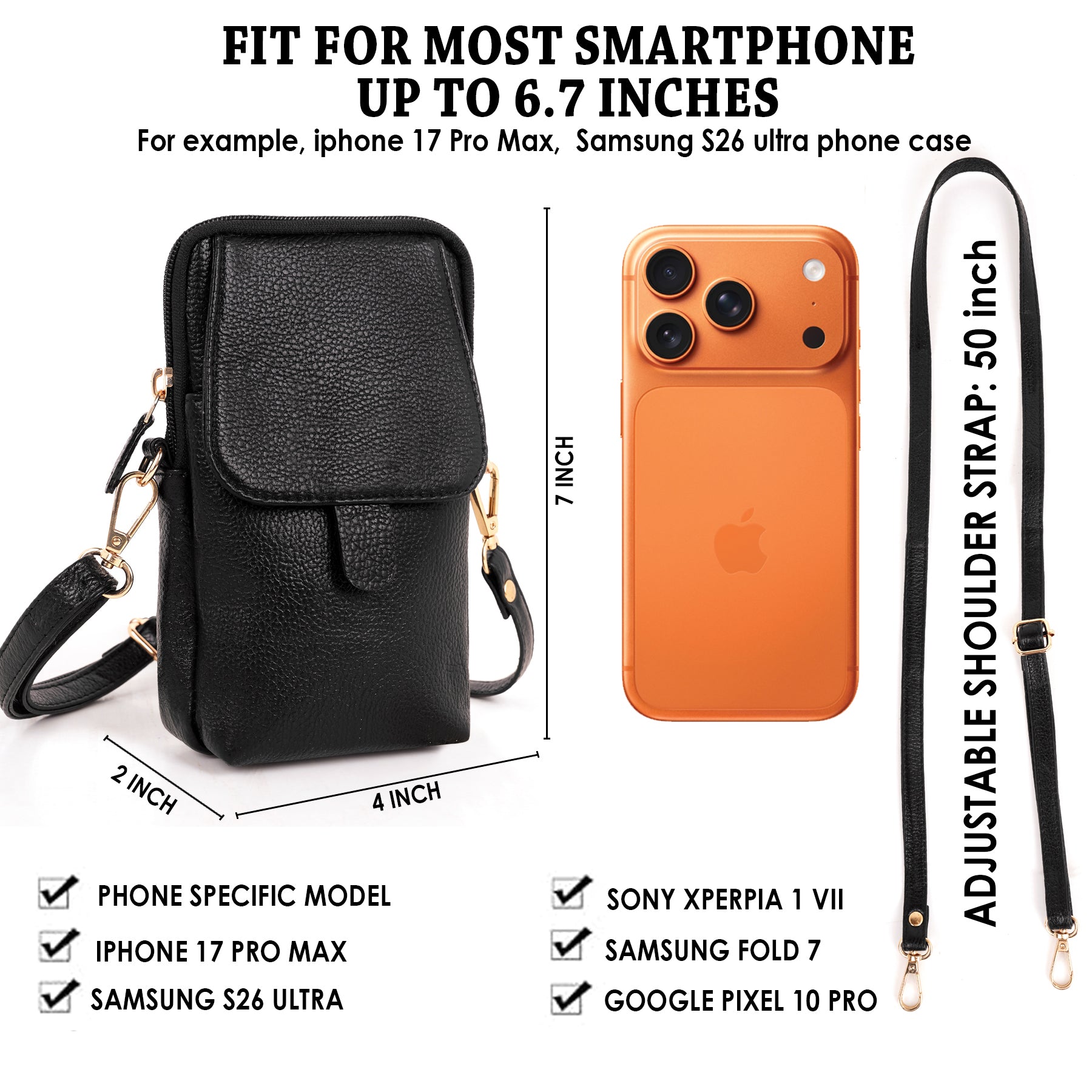 Mobile Sling Bag For Women - B0H3LMZYV6