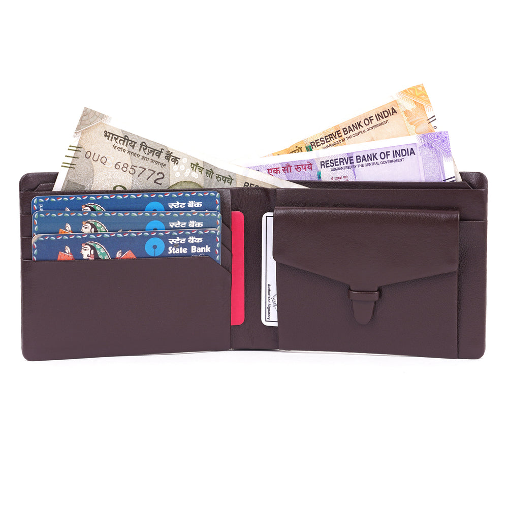 Lambskin Leather Wallet - STITCHLESS
