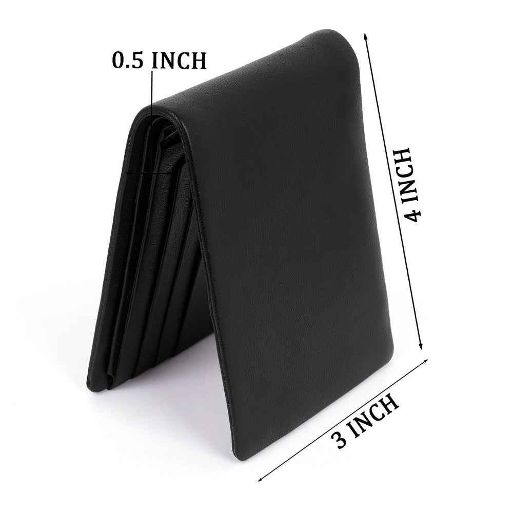 Lambskin Leather Wallet - STITCHLESS