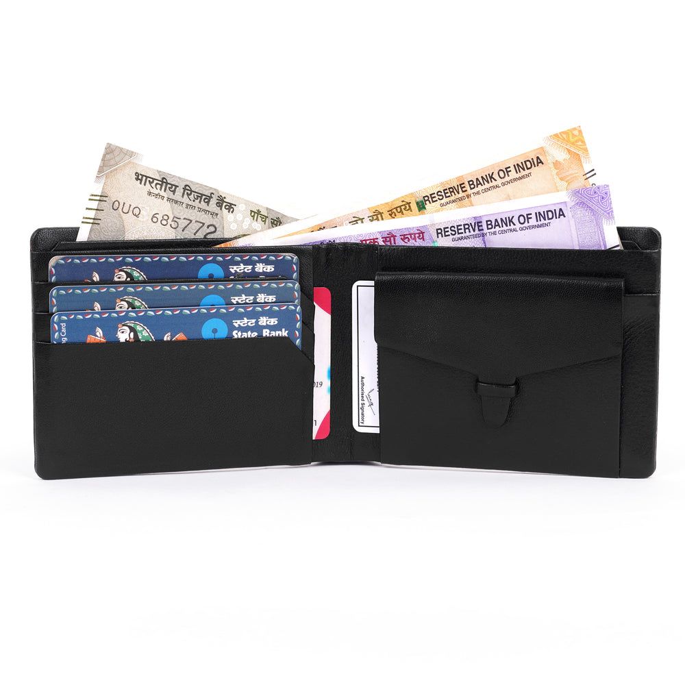 Lambskin Leather Wallet - STITCHLESS