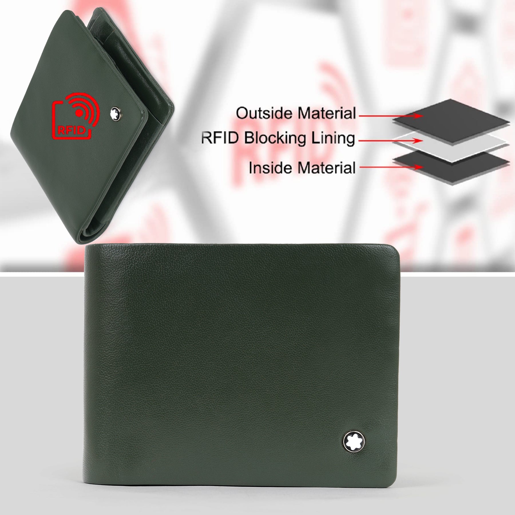 Men's Leather Wallet - Bifold