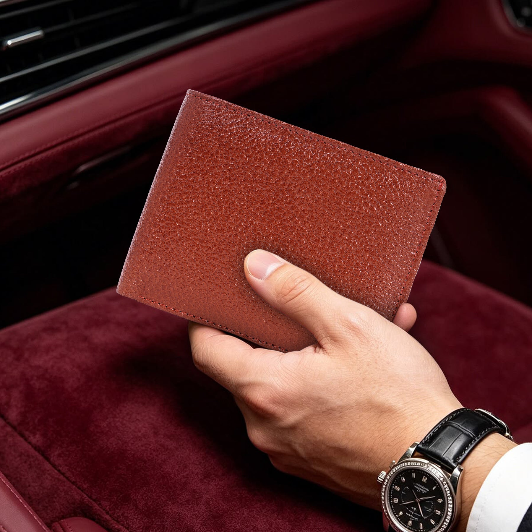 Men's Leather Wallet - Bifold