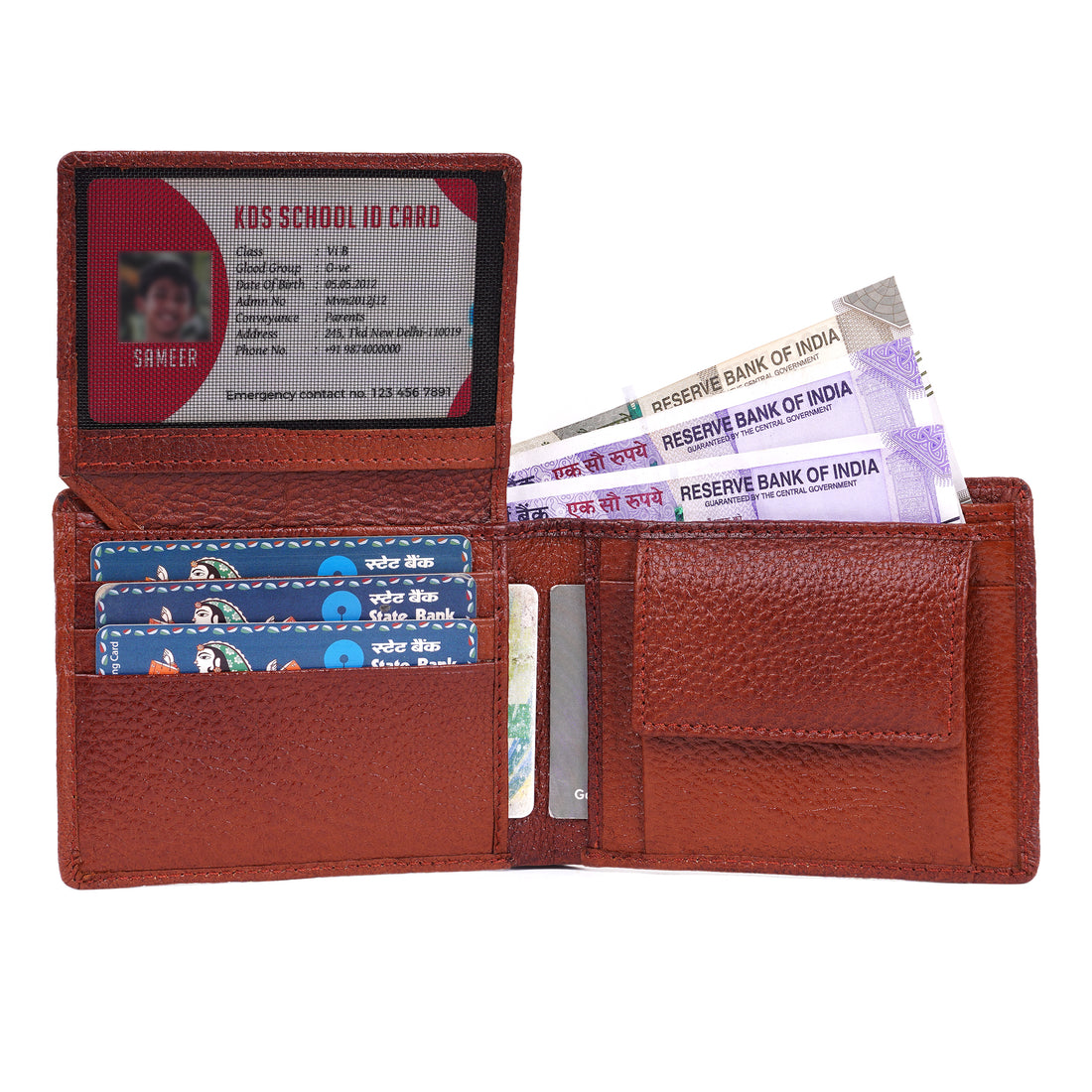 Men's Leather Wallet - Bifold