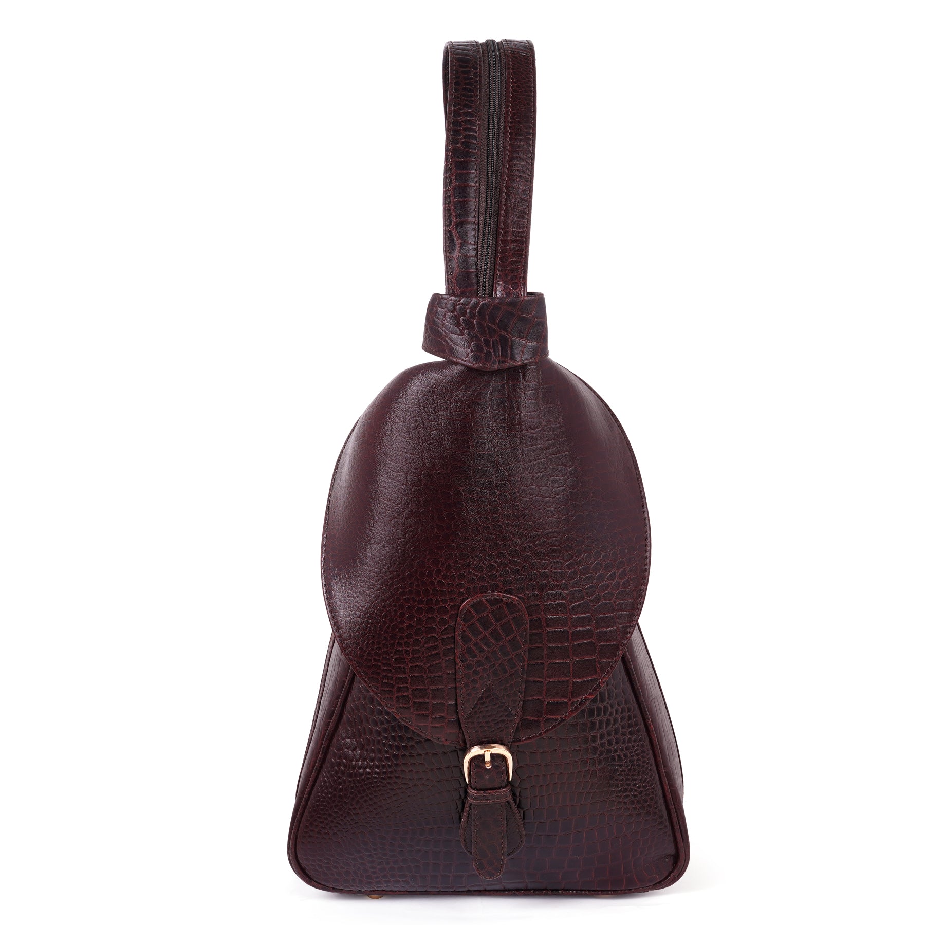 Women's Leather Backpack - 2 in 1