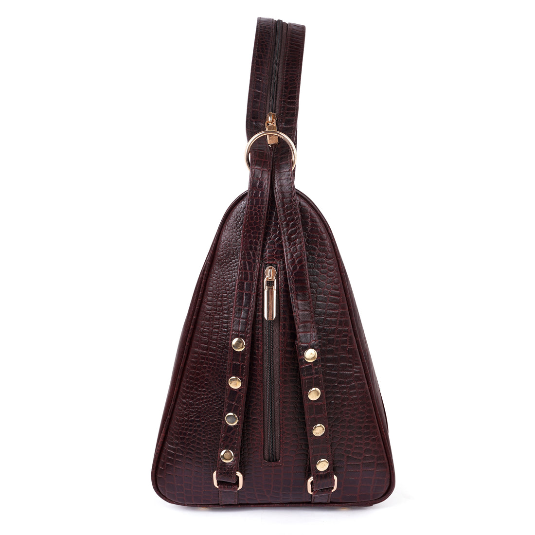 Women's Leather Backpack - 2 in 1