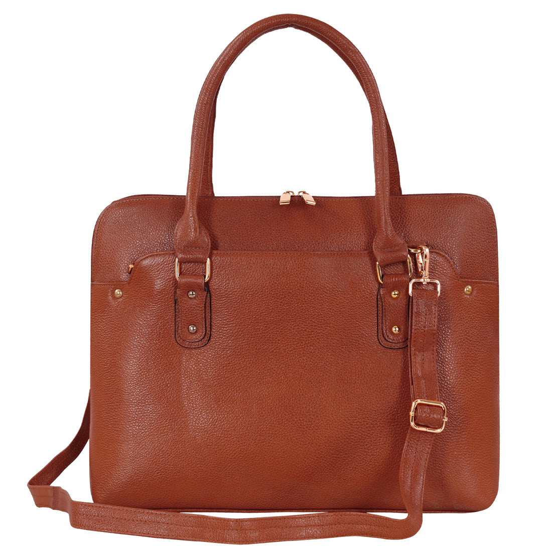 Large Leather Laptop Bag For Women - Book Tote