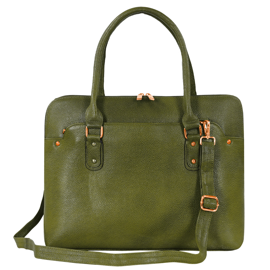 Large Leather Laptop Bag For Women - Book Tote