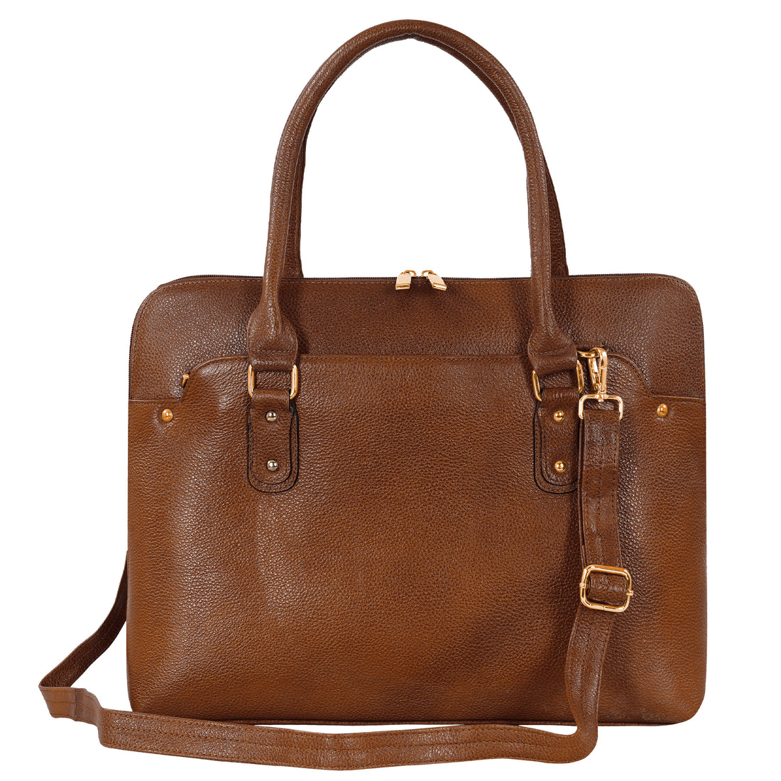 Large Leather Laptop Bag For Women - Book Tote
