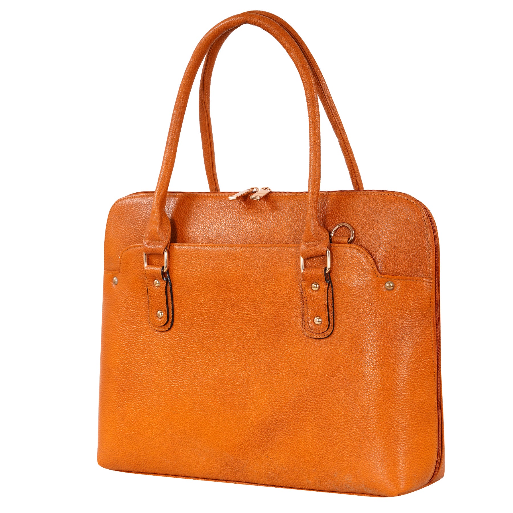Large Leather Laptop Bag For Women - Book Tote