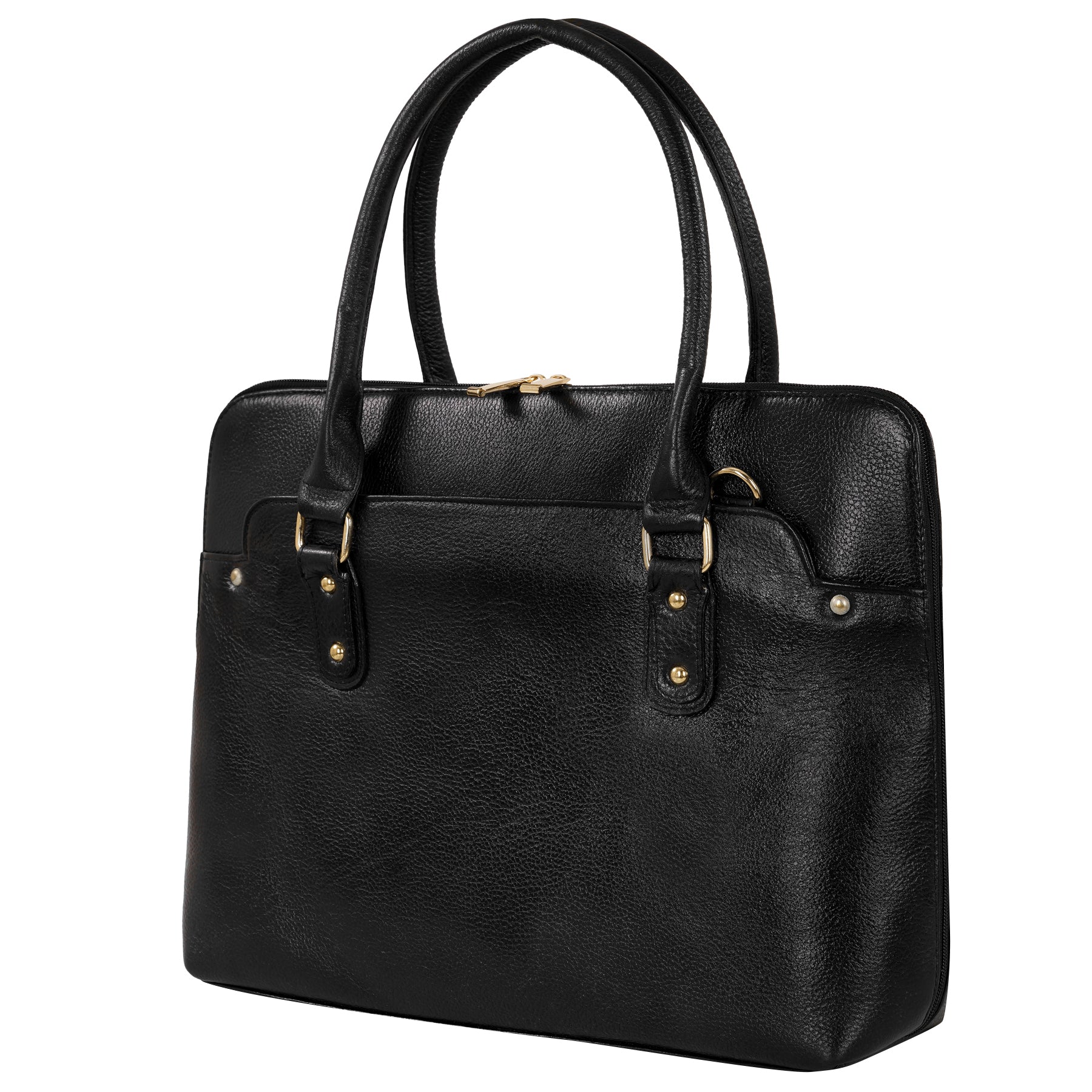 Large Leather Laptop Bag For Women - Book Tote