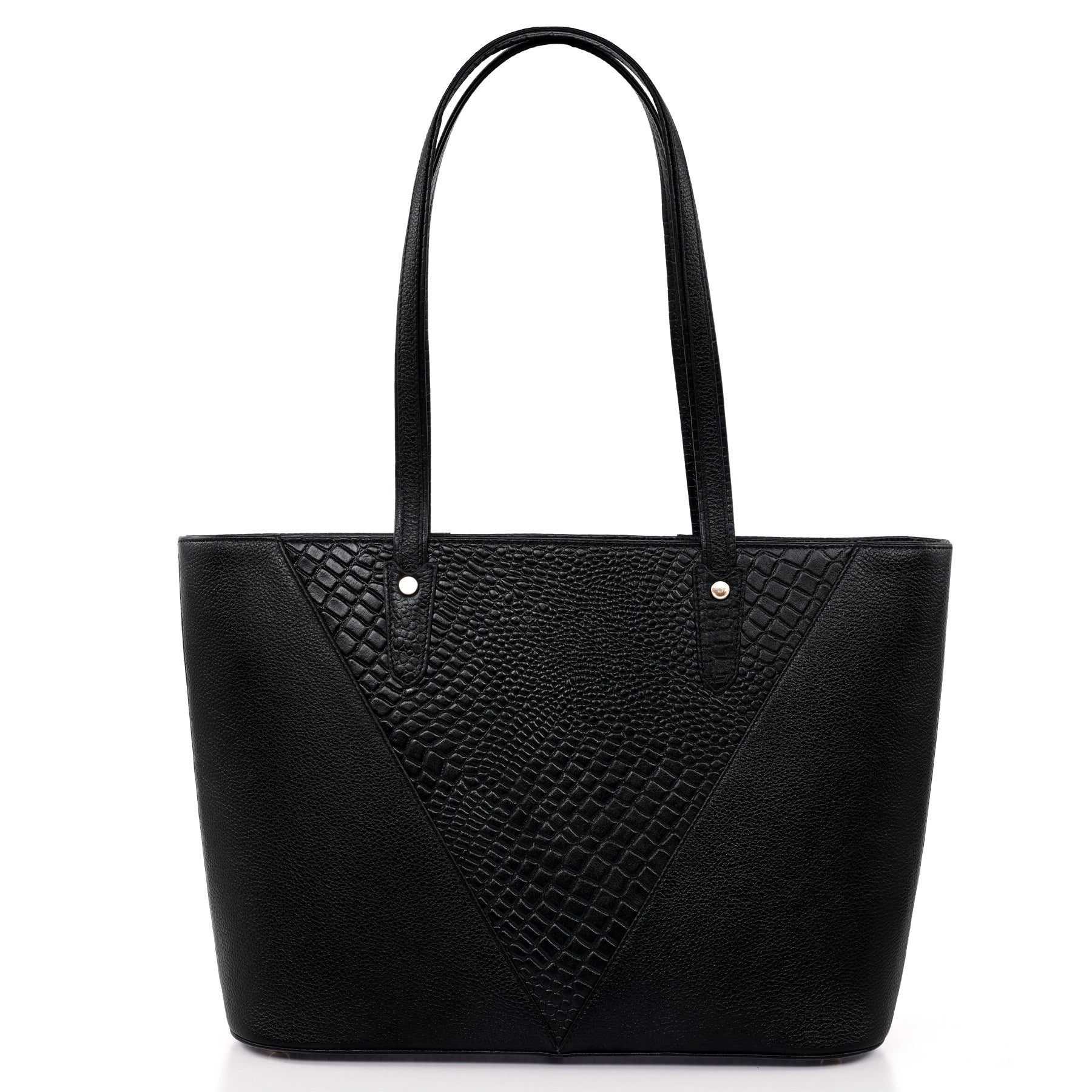 Croco Leather Laptop Tote Bag - THE MILANO