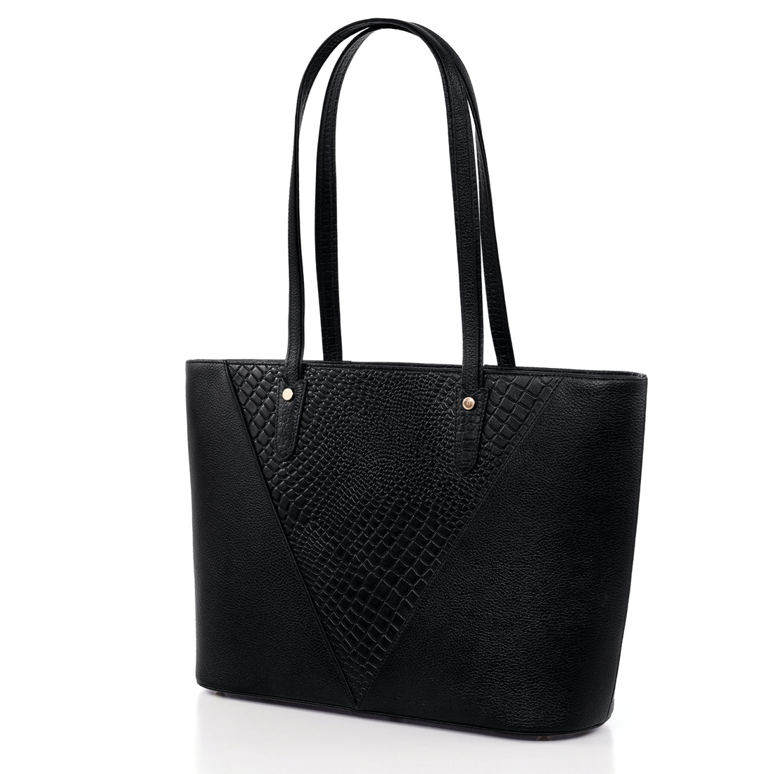 Croco Leather Laptop Tote Bag - THE MILANO