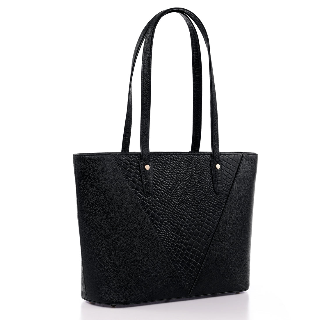 Croco Leather Laptop Tote Bag - THE MILANO