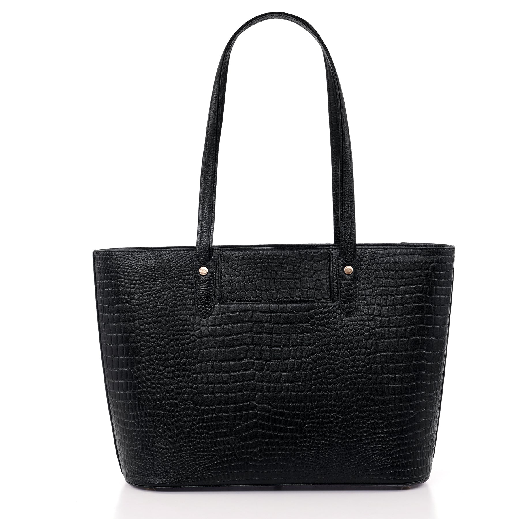 Croco Leather Laptop Tote Bag - THE MILANO