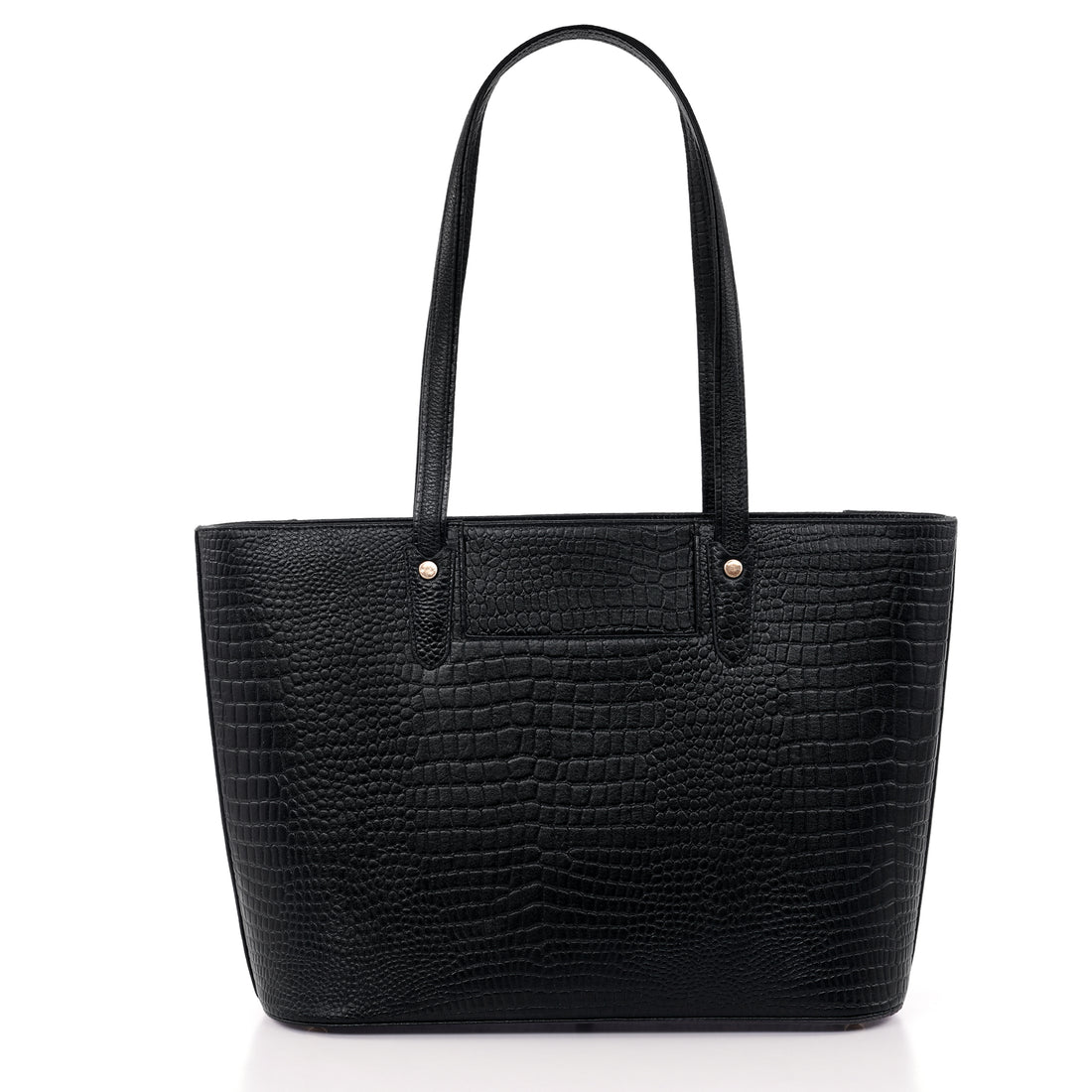 Croco Leather Laptop Tote Bag - THE MILANO