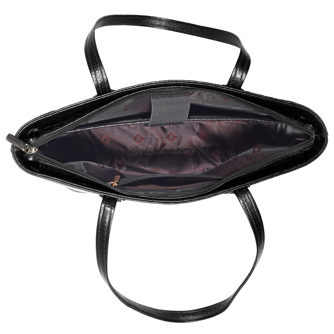 Croco Leather Laptop Tote Bag - THE MILANO