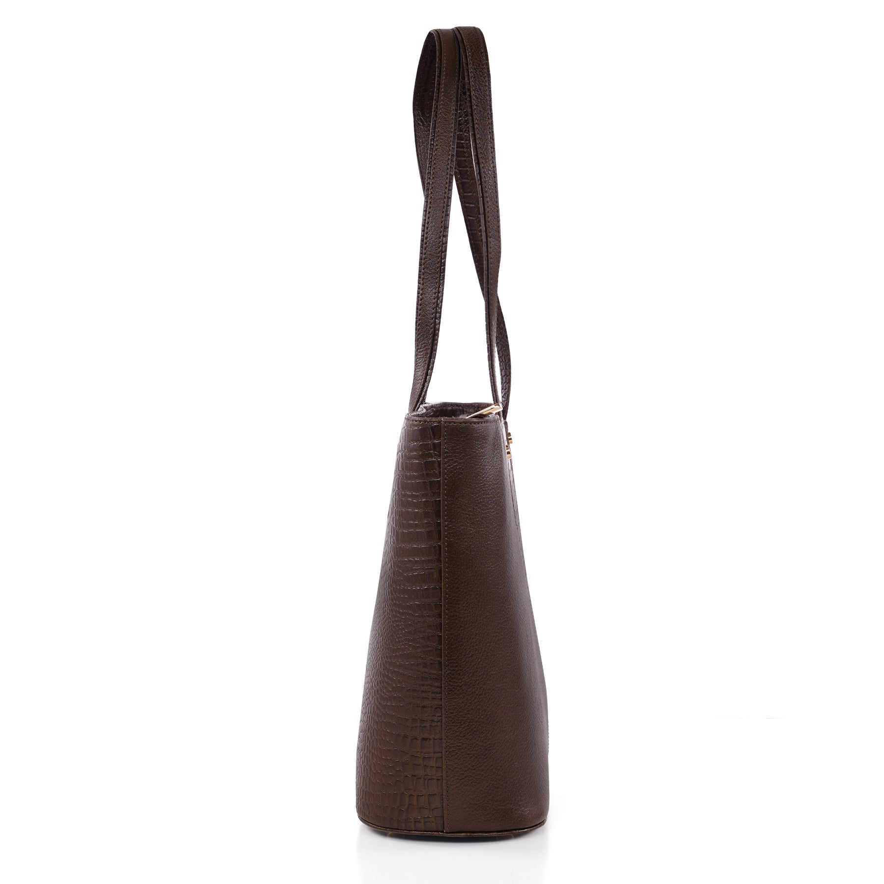 Croco Leather Laptop Tote Bag - THE MILANO