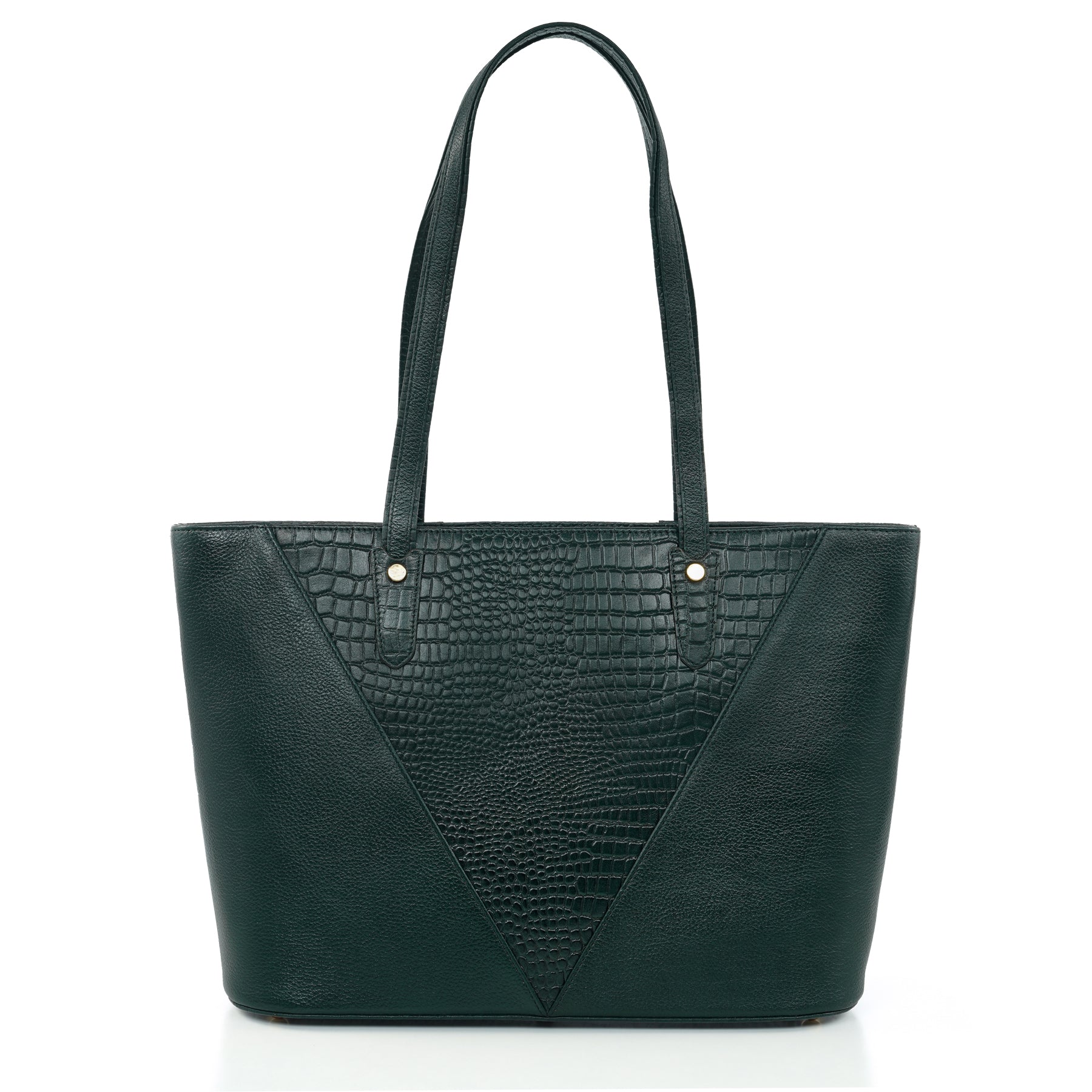 Croco Leather Laptop Tote Bag - THE MILANO