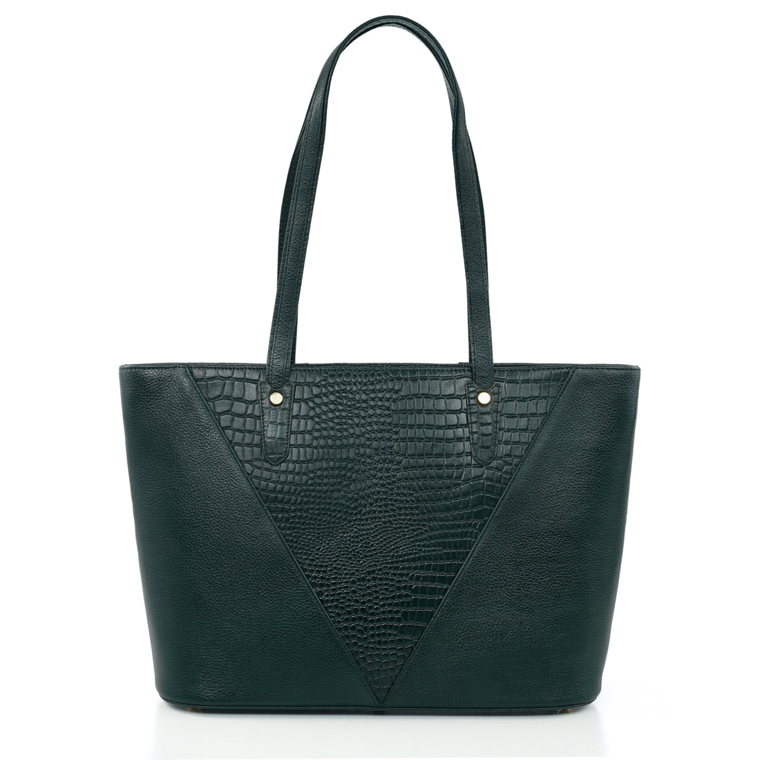 Croco Leather Laptop Tote Bag - THE MILANO