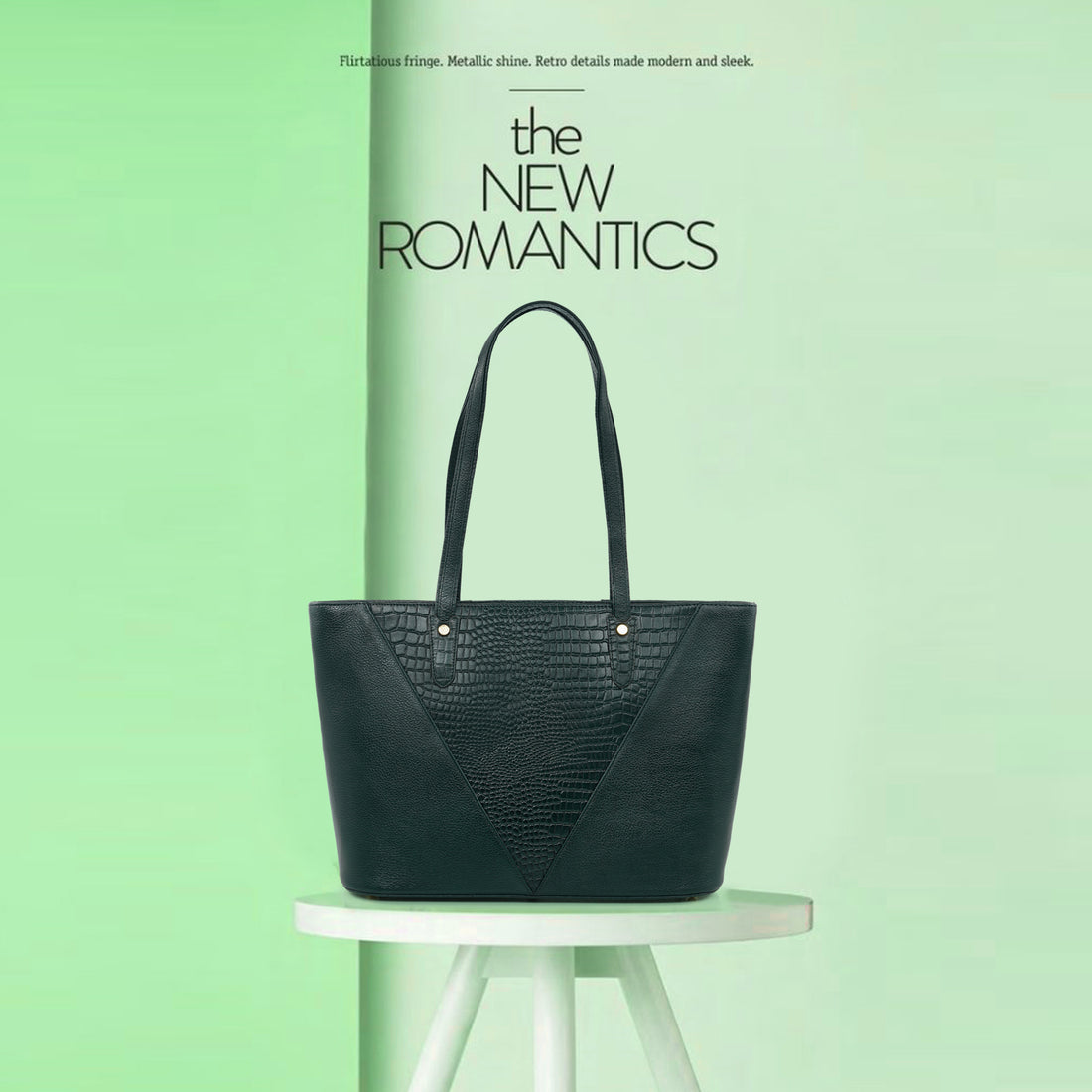 Croco Leather Laptop Tote Bag - THE MILANO