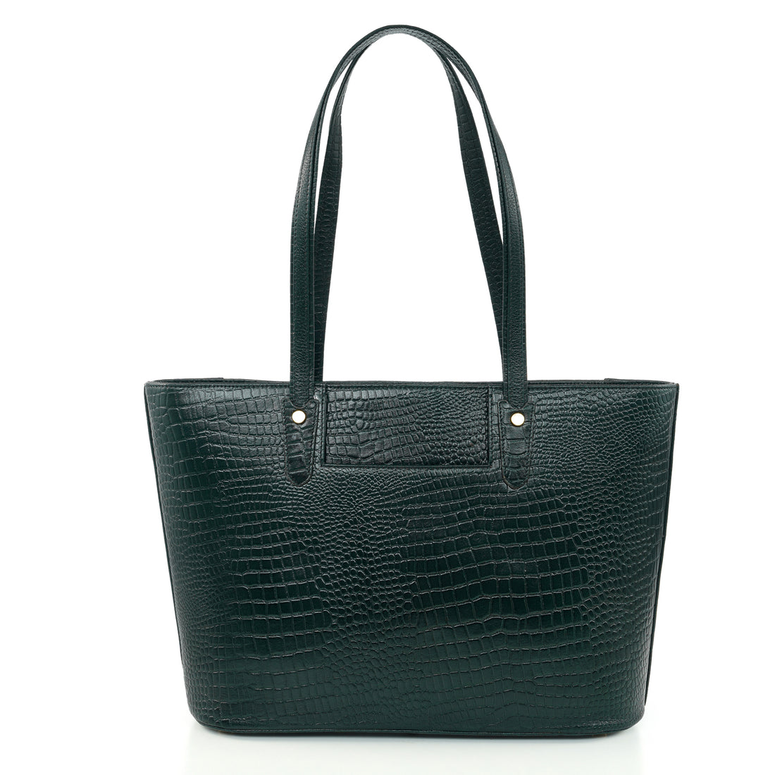 Croco Leather Laptop Tote Bag - THE MILANO