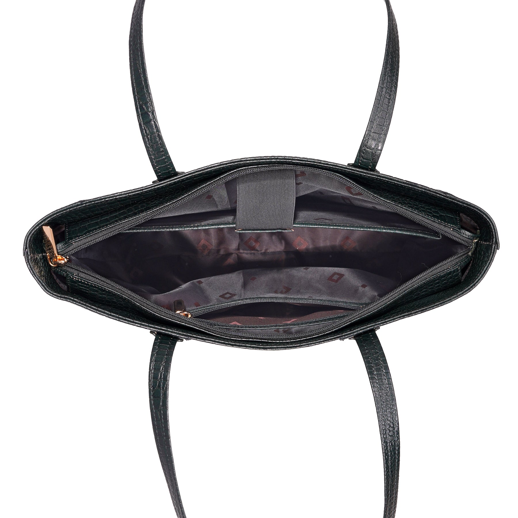 Croco Leather Laptop Tote Bag - THE MILANO