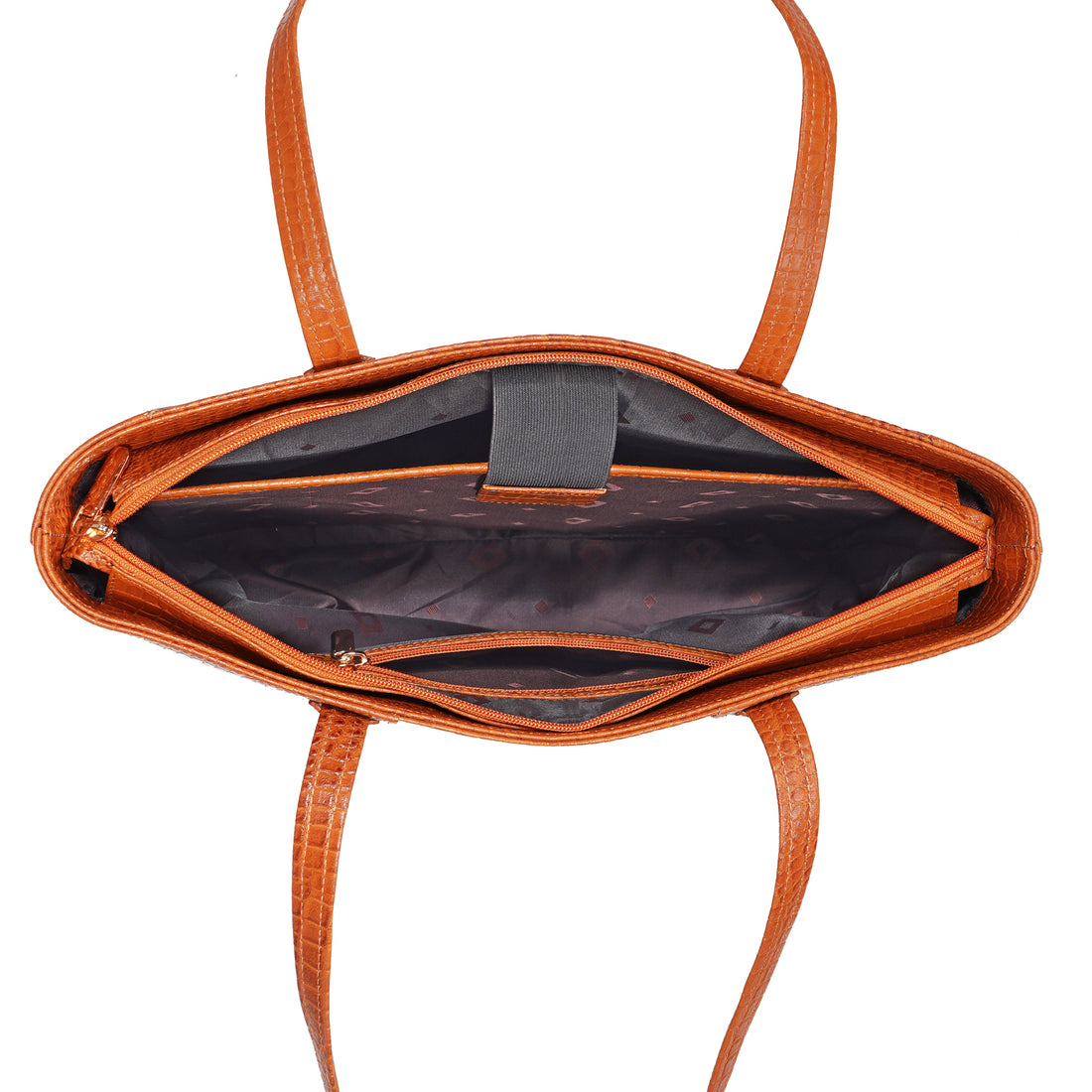 Croco Leather Laptop Tote Bag - THE MILANO