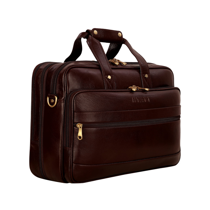 HAYAT Leather Accessories 16 Inch Italian Leather Laptop Bags for Men