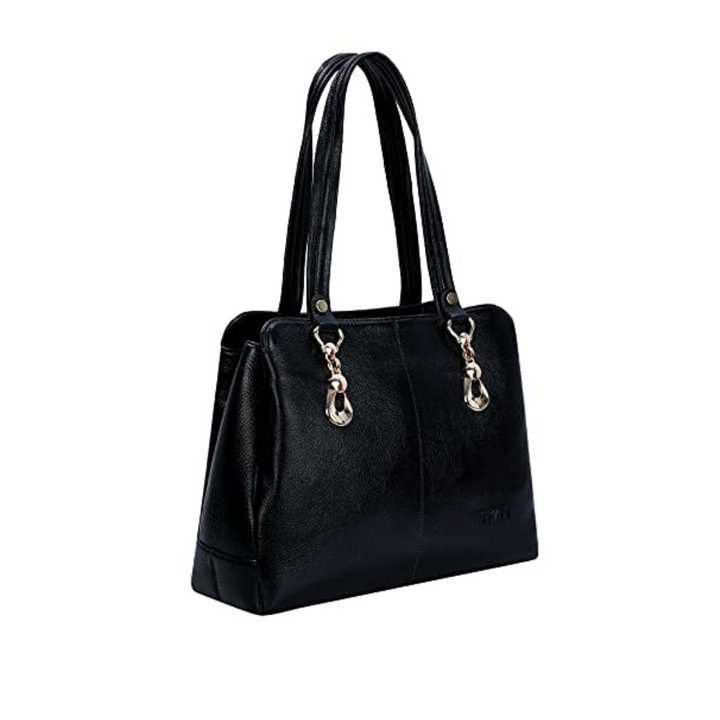 HAYAT Leather Accessories Full Grain Natural Leather Top Handle Tote Handbags & Shoulder Bags For Women Daily Office Use Branded