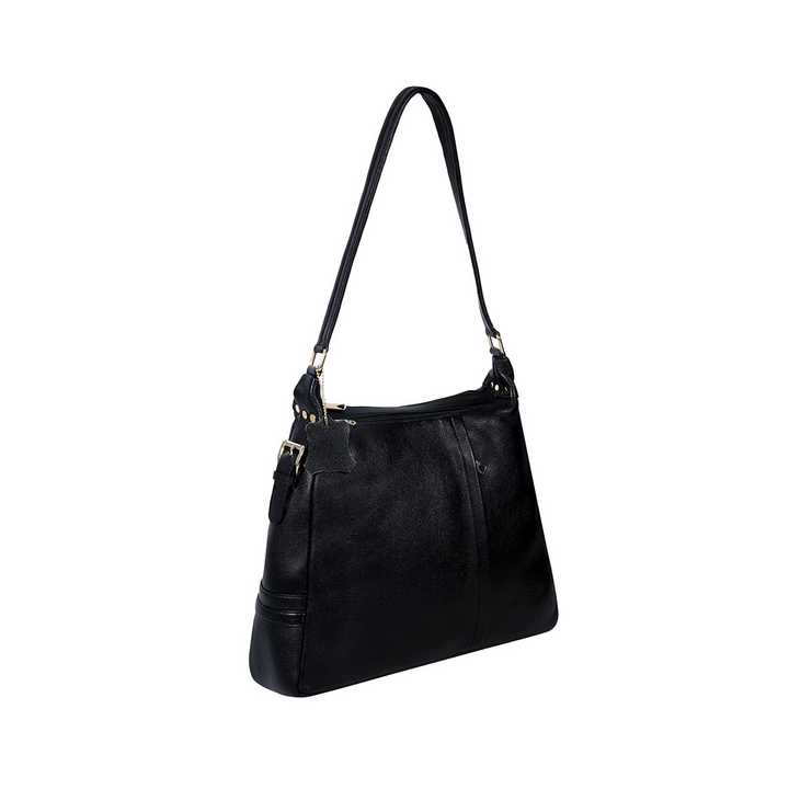 HYATT Leather Accessories Full-Grain Natural Leather Top-Handle Handbags & Shoulder Tote Bags For Women Office Use (Dimension- L-15 X H-12 x W- 5 Inch | Weight- 0.7 KG / 700 GR-P