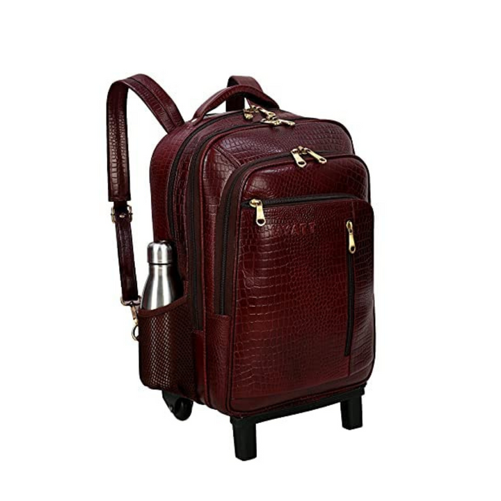 HAYAT Leather Accessories Leather 18 Inches Trolley Bag